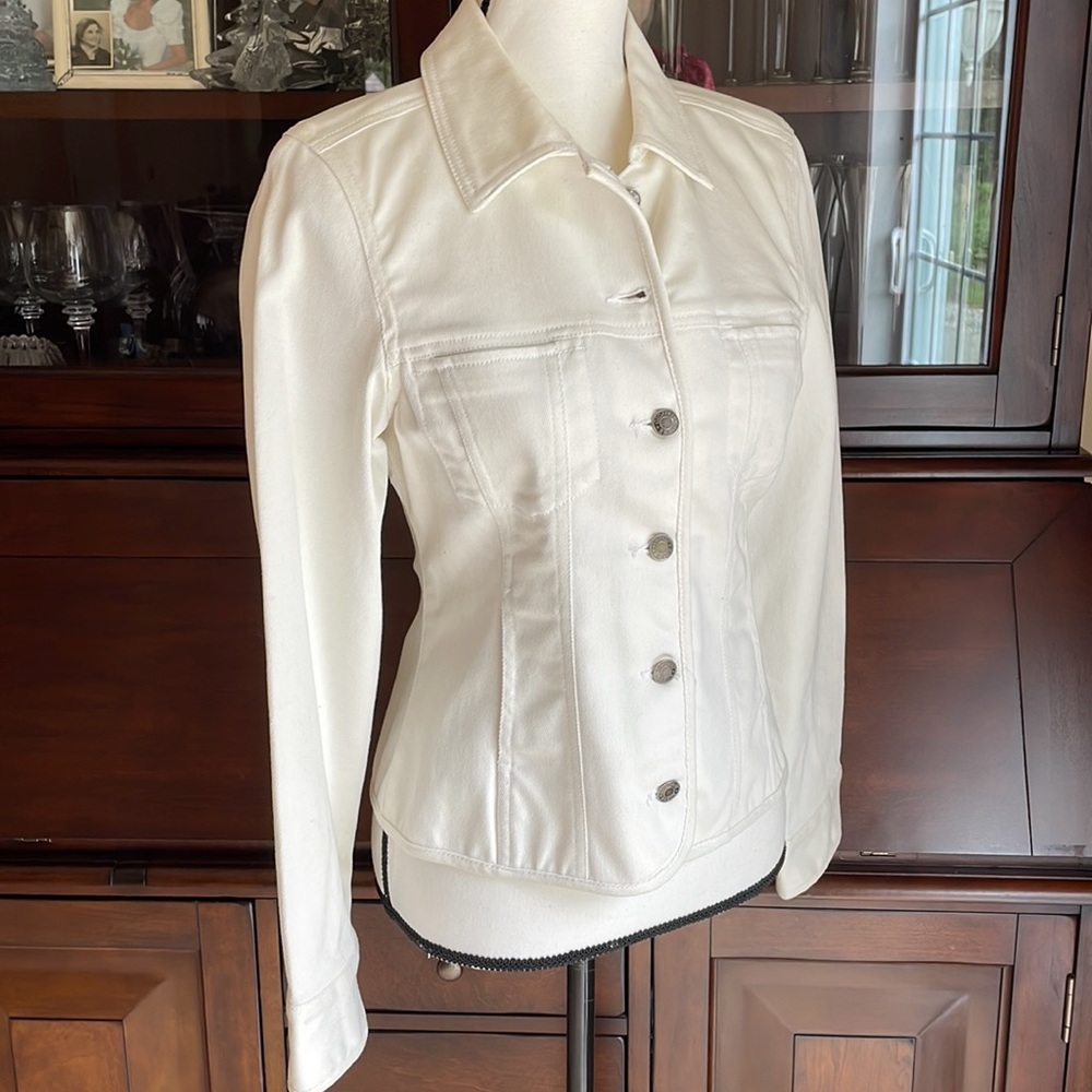 Geoffrey Beene Sport Stretch Denim Jacket S - Picture 6 of 7